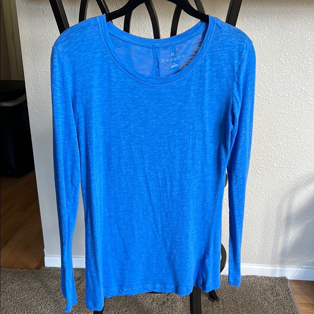 Caslon Blue Long Sleeve T-Shirt